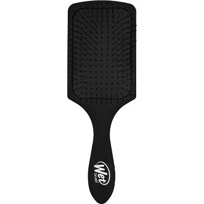 Wet Brush Paddle Detangler Hair Brush More Surface Area for Thick, Curly and Coarse Hair - Solid Black | Target
