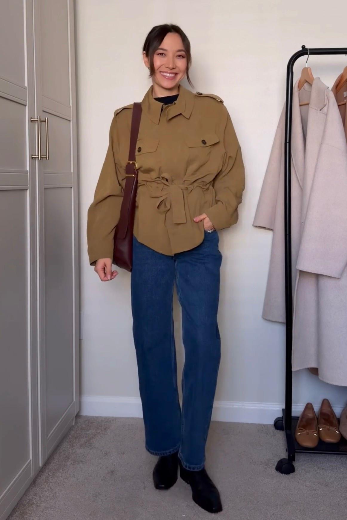 Transitional spring outfit - casual chic

Banana republic jacket - small
Top small
Loose jeans - 25 petite 
Steve Madden booties 

#LTKootd