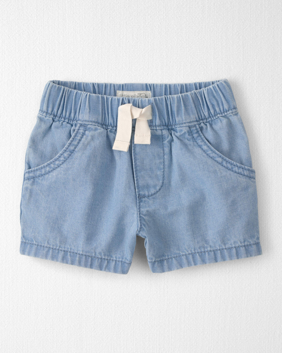 Baby Organic Cotton Chambray Shorts | Carter's Inc