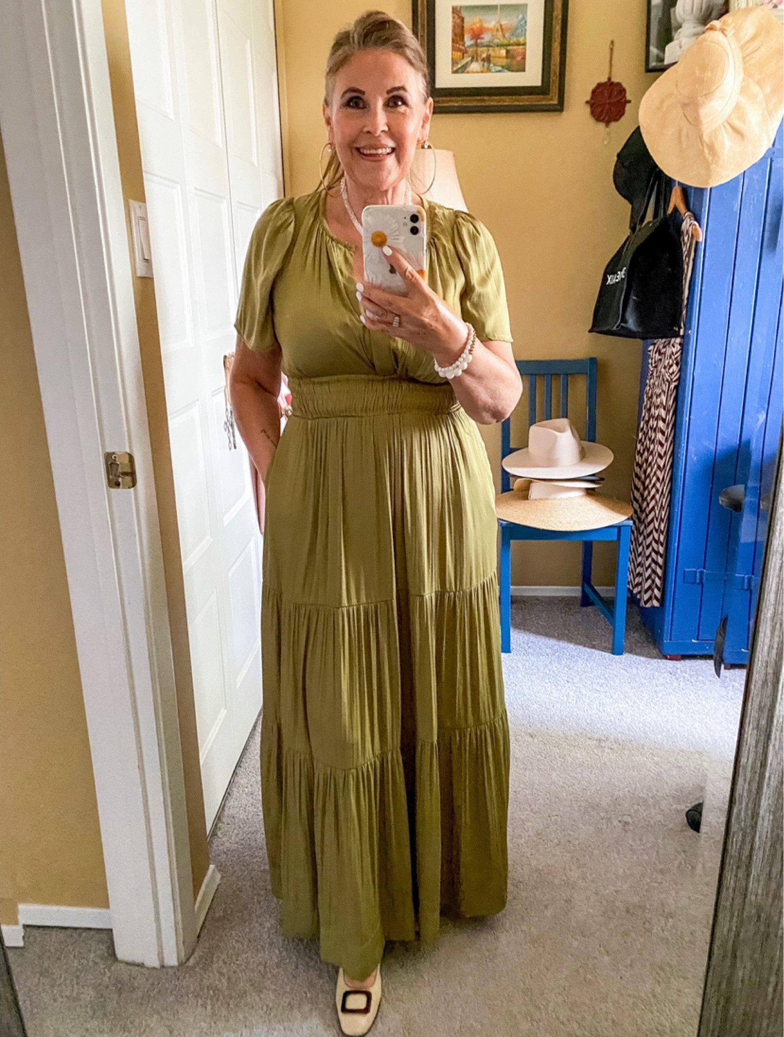 Fall Outfit. The Somerset is the perfect Fall dress!🍂 This colour was from last season but there are many more colours and patterns now! Looks fabo with a rancher hat! I have linked loads of choices for you!⭐️

#LTKparties #LTKover40 #LTKstyletip