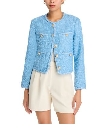 Tweed Collarless Jacket - Exclusive | Bloomingdale's (US)