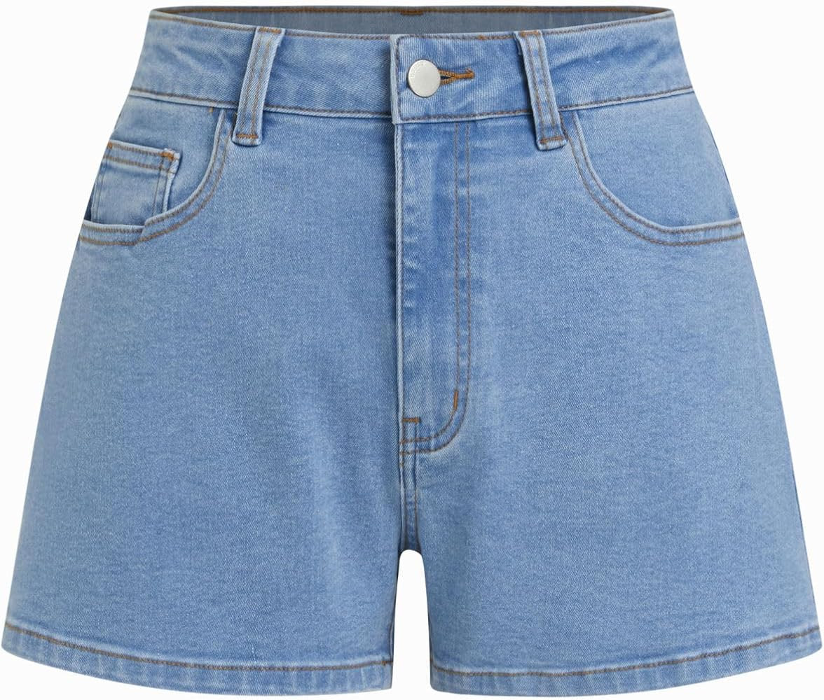 CIDER Womens Baggy Jean Shorts High Waisted A Line Jorts Denim Shorts Casual Summer Outfits Denim... | Amazon (US)