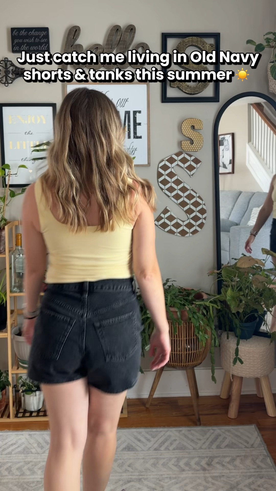 Consider this my summer uniform. Easy, comfy, and mom-approved. ☀️
@Old Navy 
Shorts -0
Tank- small 
#oldnavycreator #momapproved #momstyle #summerfashion #ootd