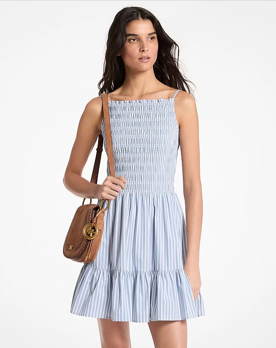I love this smocked dress from Michael Kors! Perfect for summer and comfortable for every day!

#michaelkors #mk  

 #LTKgrwm #LTKootd #LTKMidsize