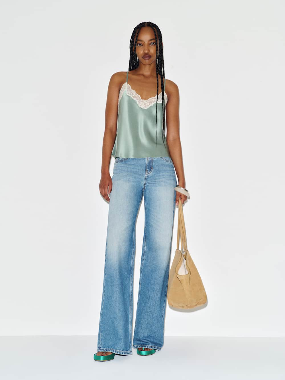 Teddy Silk Top | Reformation (Global)
