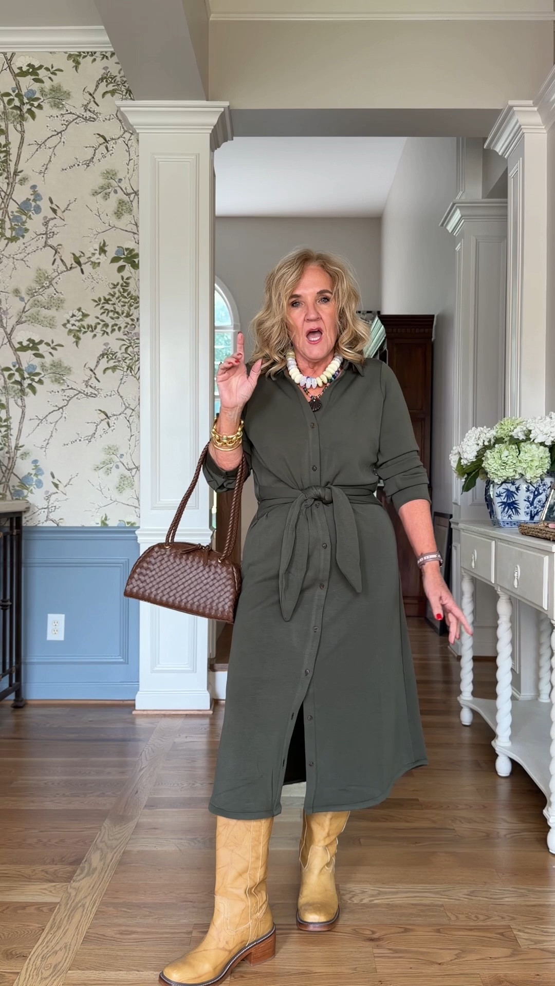 These Frye boots are on the Nordstrom anniversary sale and are iconic. This is the best price you’ll see all year on these boots and they’re still in stock.  
I get my regular size. I do not size up.

Dress is by air essentials it’s lightweight and comfortable. Wear it to work, wear it for every day.

#LTKOver40 #LTKootd #LTKWorkwear