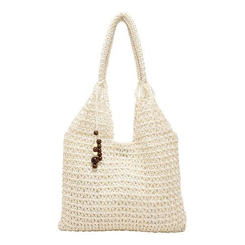 Wildflower Crochet Tote Bag - Tan | HSN