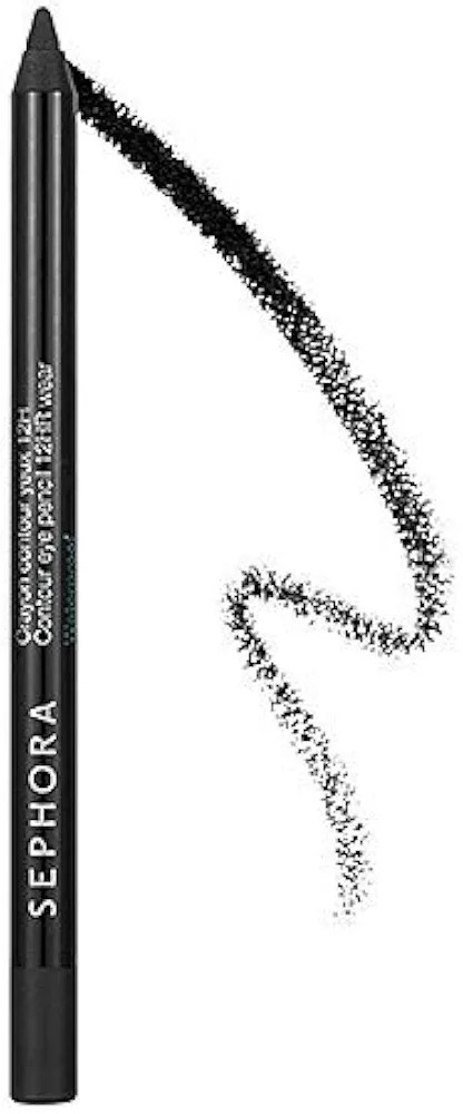 SEPHORA COLLECTION Contour Eye Pencil 12hr Wear Waterproof 0.04 Oz 01 Black Lace - Black | Amazon (US)