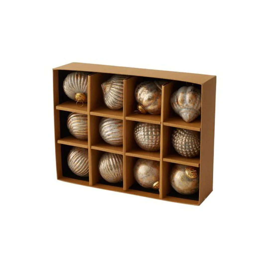 Presence Ornament Set of 12 | Pink Antlers