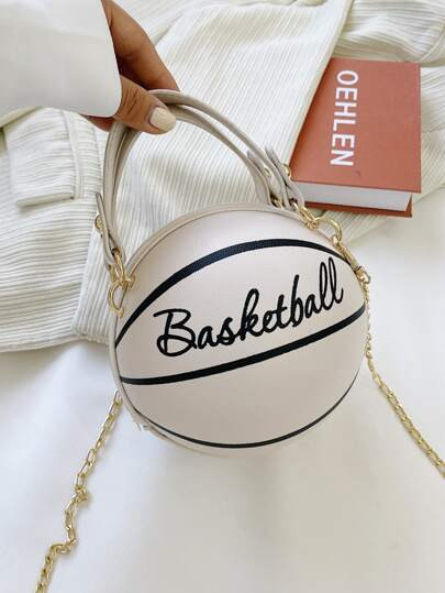 Mini Basketball Design Circle Bag | SHEIN