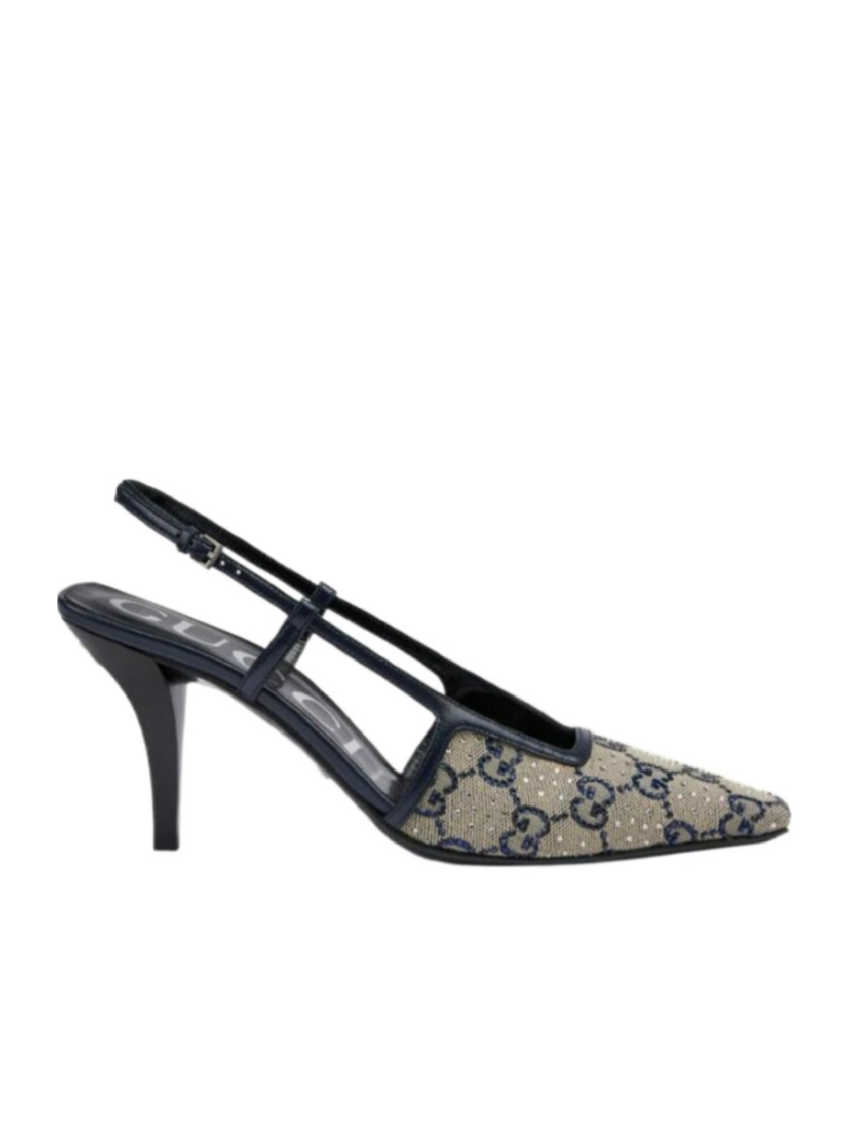 GG Supreme 75mm slingback pumps | Senser US