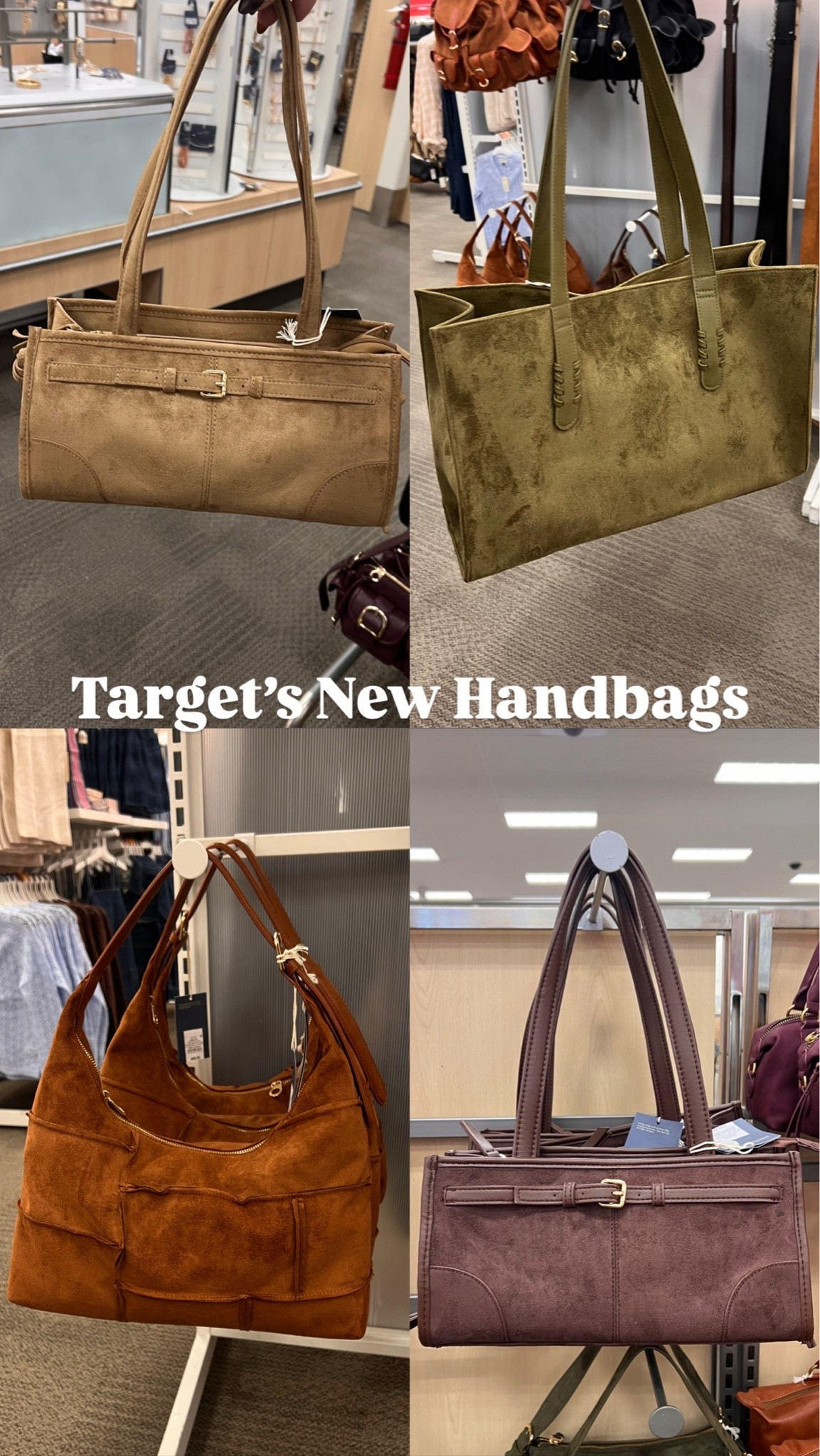 Target’s New Handbags for Fall 🍂☁️

#LTKootd #LTKSeasonal #LTKmomlife