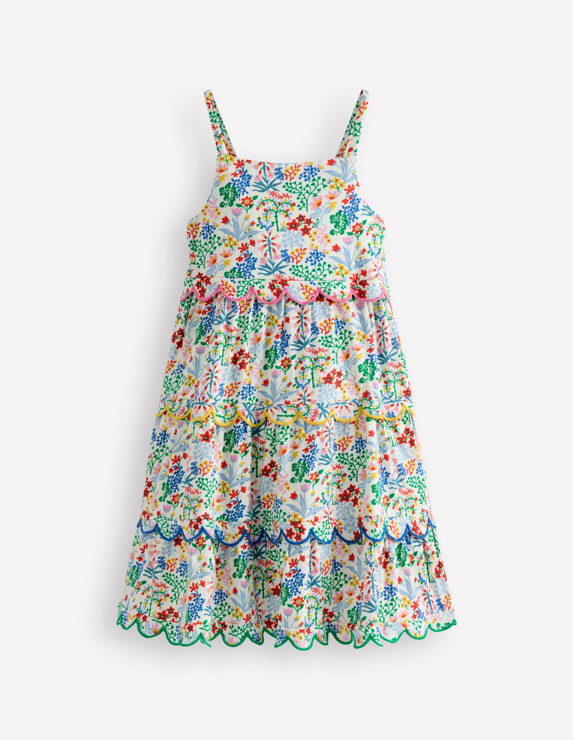 Scallop Tiered Sundress-Floral | Boden (US)