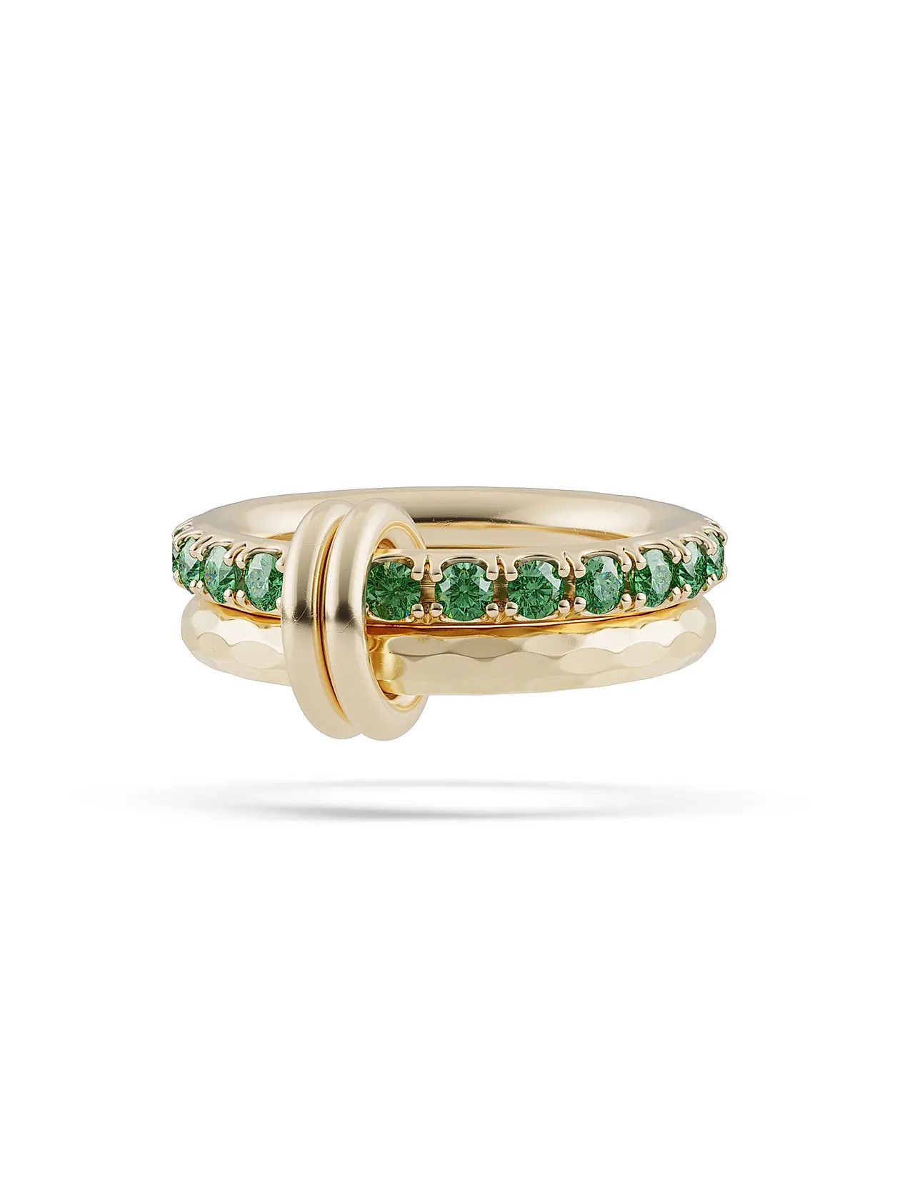 Vetra Vulcan 18K Yellow Gold & Gemstone Double-Band Ring | Saks Fifth Avenue