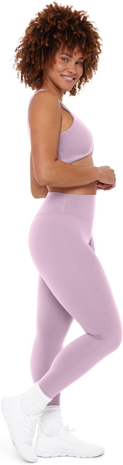 FlexFlow Collection | Women's Sculpting High Waisted Low Impact Full Length Gym Yoga Leggings | Amazon (US)