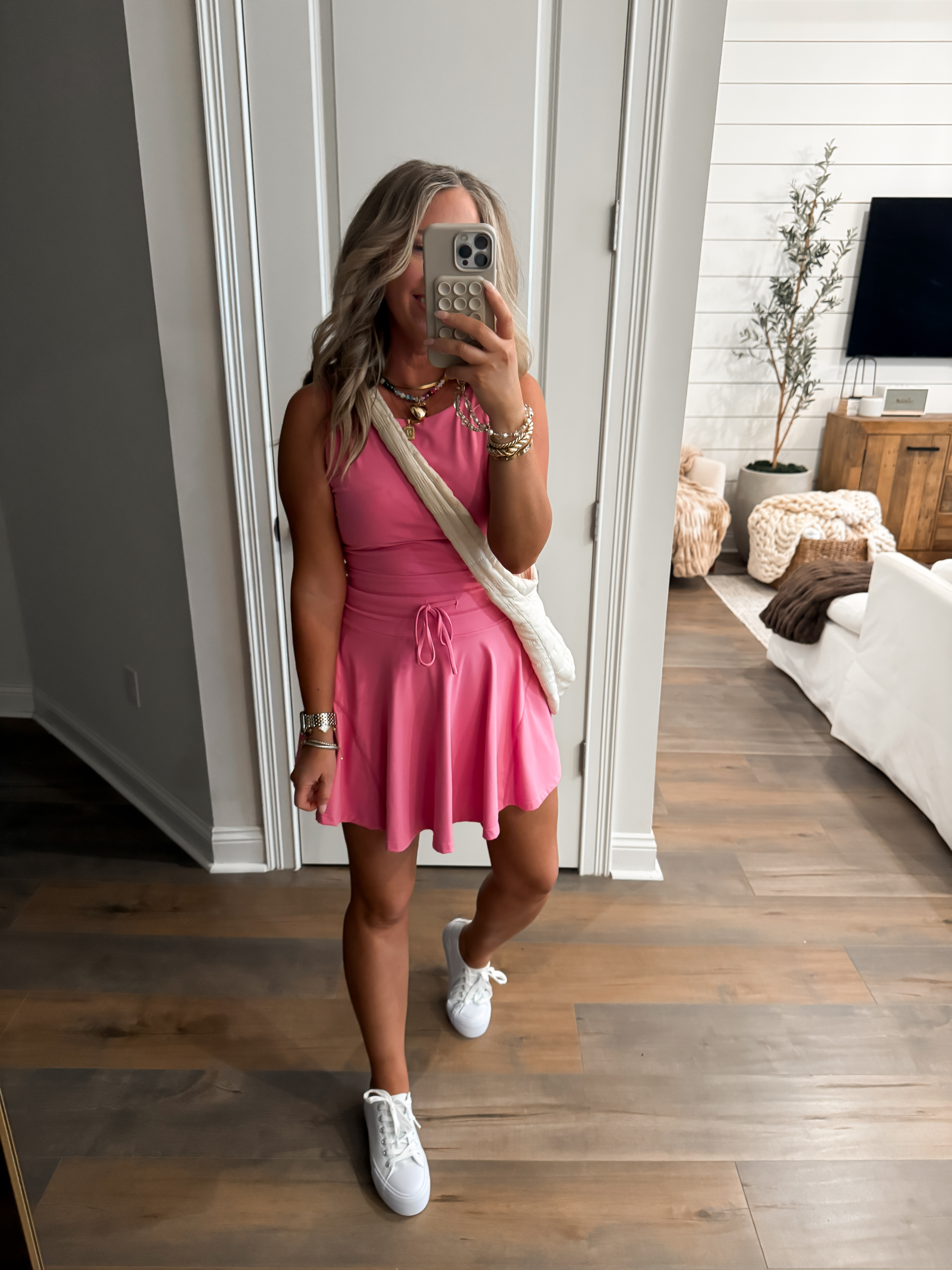 Comfy athletic dress with built-in shorts. Perfect for summer! Wearing size M.


Cool mom outfits from Amazon for spring and summer 2026, effortless throw on and go style, comfy chic everyday look, budget friendly Amazon fashion, casual trendy vibes, easy mom style, lightweight seasonal outfit, modern relaxed fit, on the go lifestyle outfit, Amazon outfit inspo.  

 #LTKootd #LTKmomlife #LTKActive