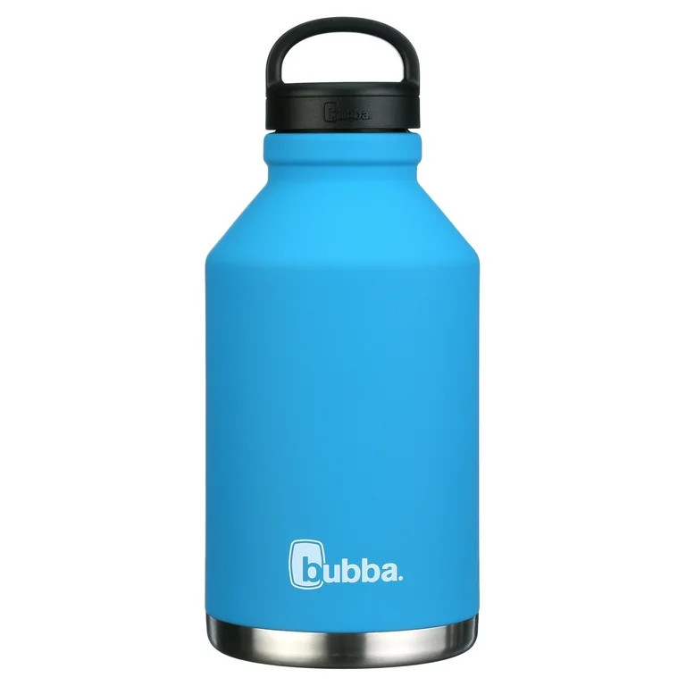 bubba Growler Stainless Steel Water Bottle Wide Mouth Rubberized Blue Tutti Fruity, 64 fl oz. | Walmart (US)