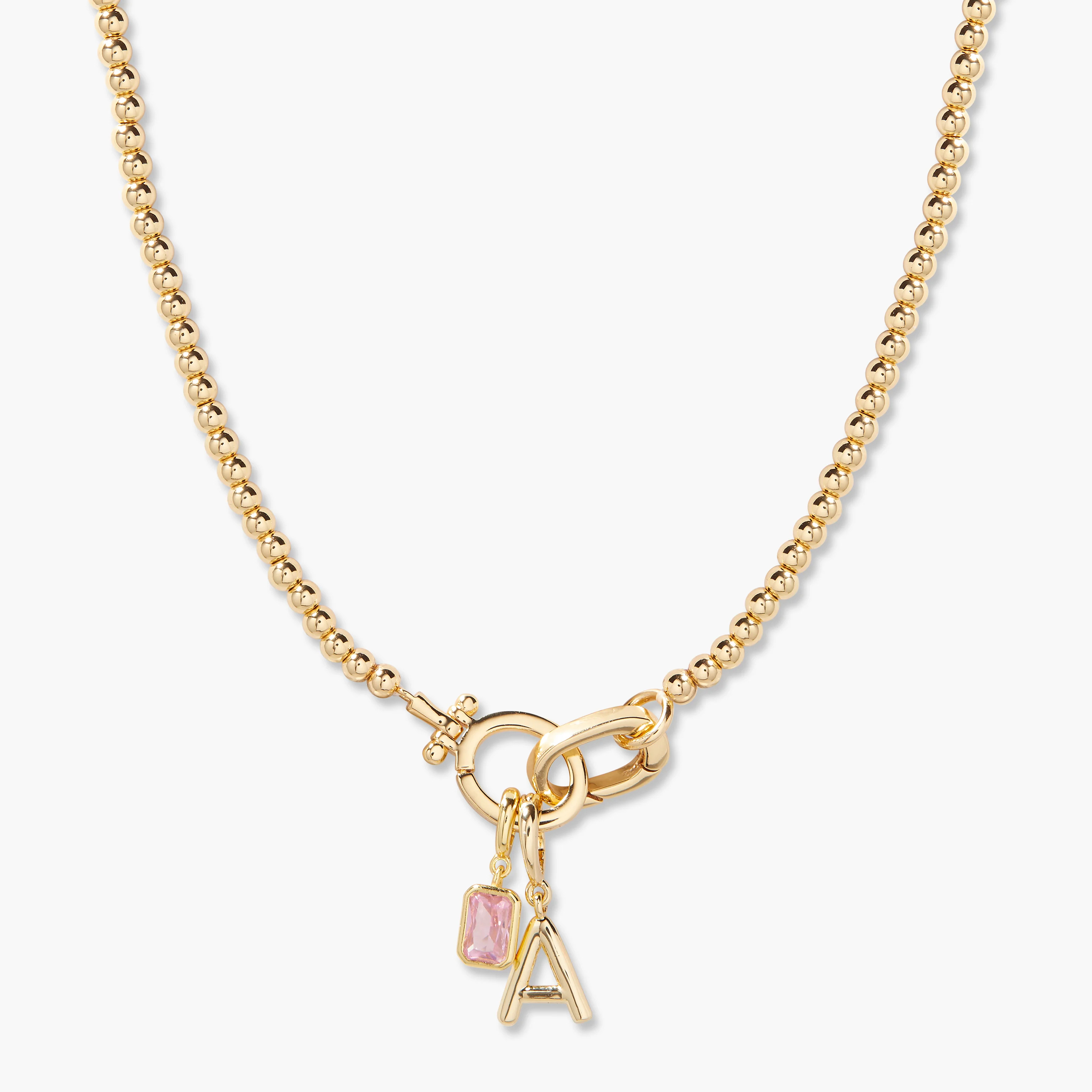 Avery Birthstone Initial Necklace | Brook and York