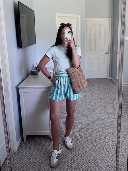 Amazon summer outfit - free people look for less boxer shorts! I’m in a size large! Get your true size! 

Casual outfit / free people inspired / vacation outfits 

#LTKSeasonal #LTKFindsUnder50 #LTKStyleTip