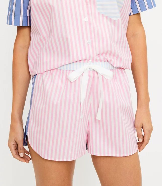 Striped Pajama Shorts | LOFT | LOFT