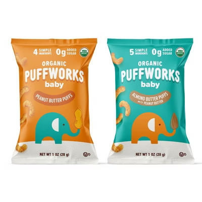 Puffworks baby Organic Variety Pack - 1oz, 6 ct | Target