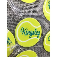 Personalized Tennis Bag Tag Monogrammed Kids Gift | Etsy (US)