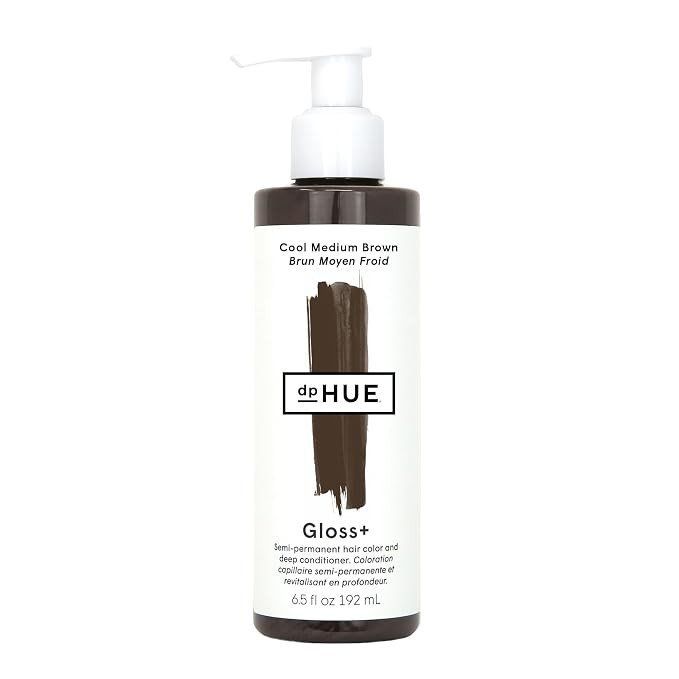 dpHUE Gloss+, Cool Medium Brown - Boosts Fading & Faded Hair Color - 8-12 Applications per Bottle... | Amazon (US)