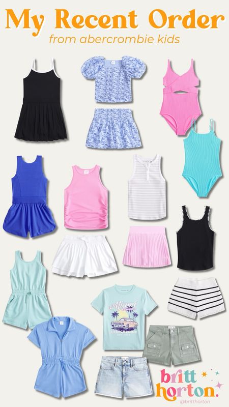 My recent order for the girls from Abercrombie kids! So many cute skirts, shorts, tank tops, rompers, and swimsuits for summer 

#LTKFamily #LTKKids #LTKSeasonal