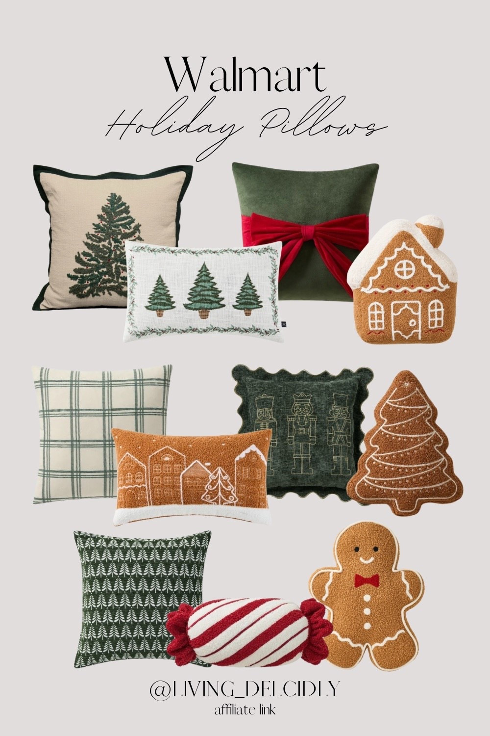 I swear Walmart’s got the cutest holiday pillows this year!✨The gingerbread ones are my favorite!

Christmas Decor | Holiday Decor | Walmart Finds

#LTKHome #LTKHoliday #LTKSeasonal