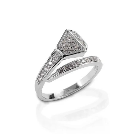 Kelly Herd Offset Horseshoe Nail Ring - Sterling Silver | Walmart (US)