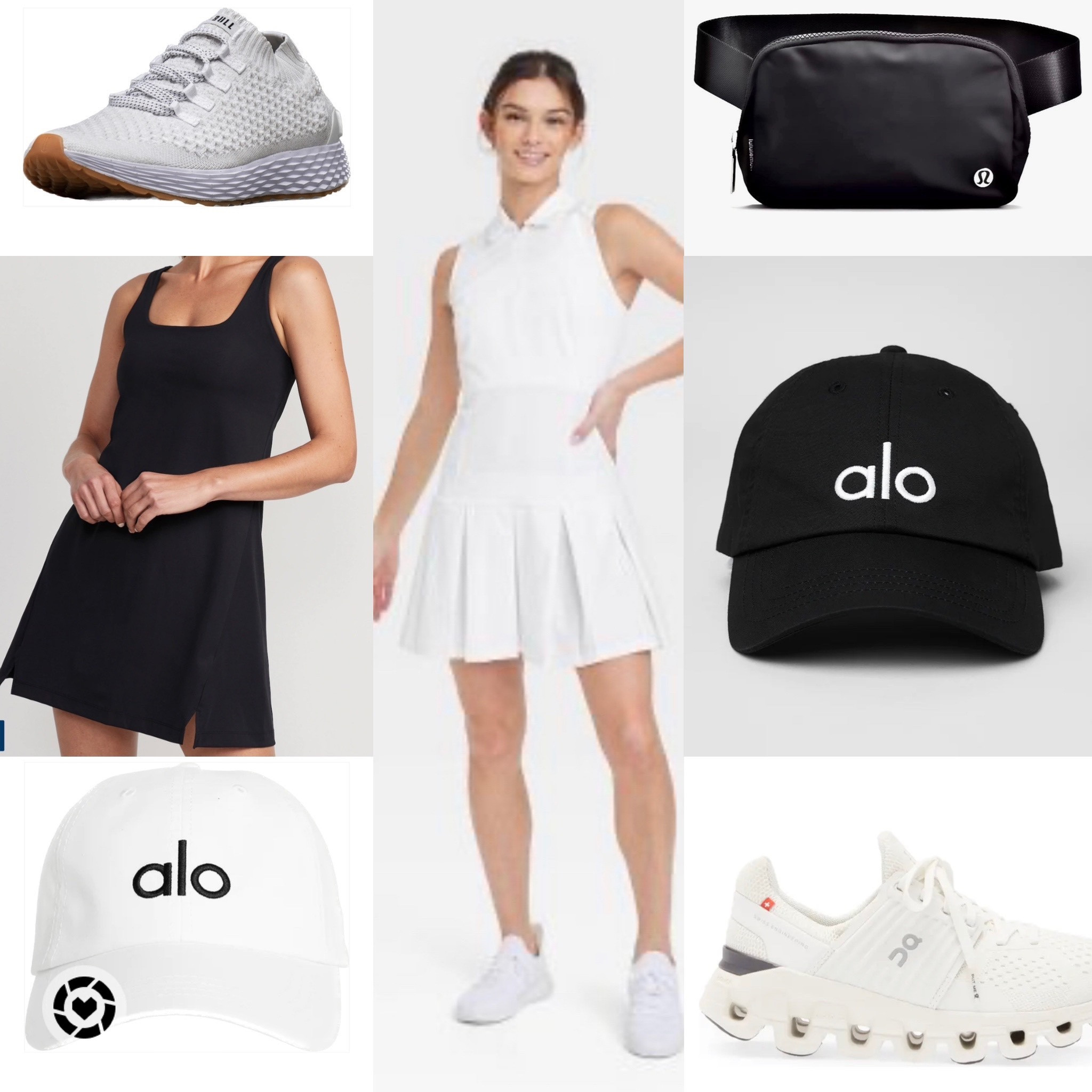 Activewear dress outfit idea
Black
White
Alo 
Cap
Lululemon fanny pack
Amazon finds 
On cloud sneakers
Polo style pleated skirt
Target finds 
Target style
Affordable 
Nobull sneakers
Old navy
Athleisure 
Chic 
Wear
Tennis

#LTKshoecrush #LTKfit #LTKSeasonal