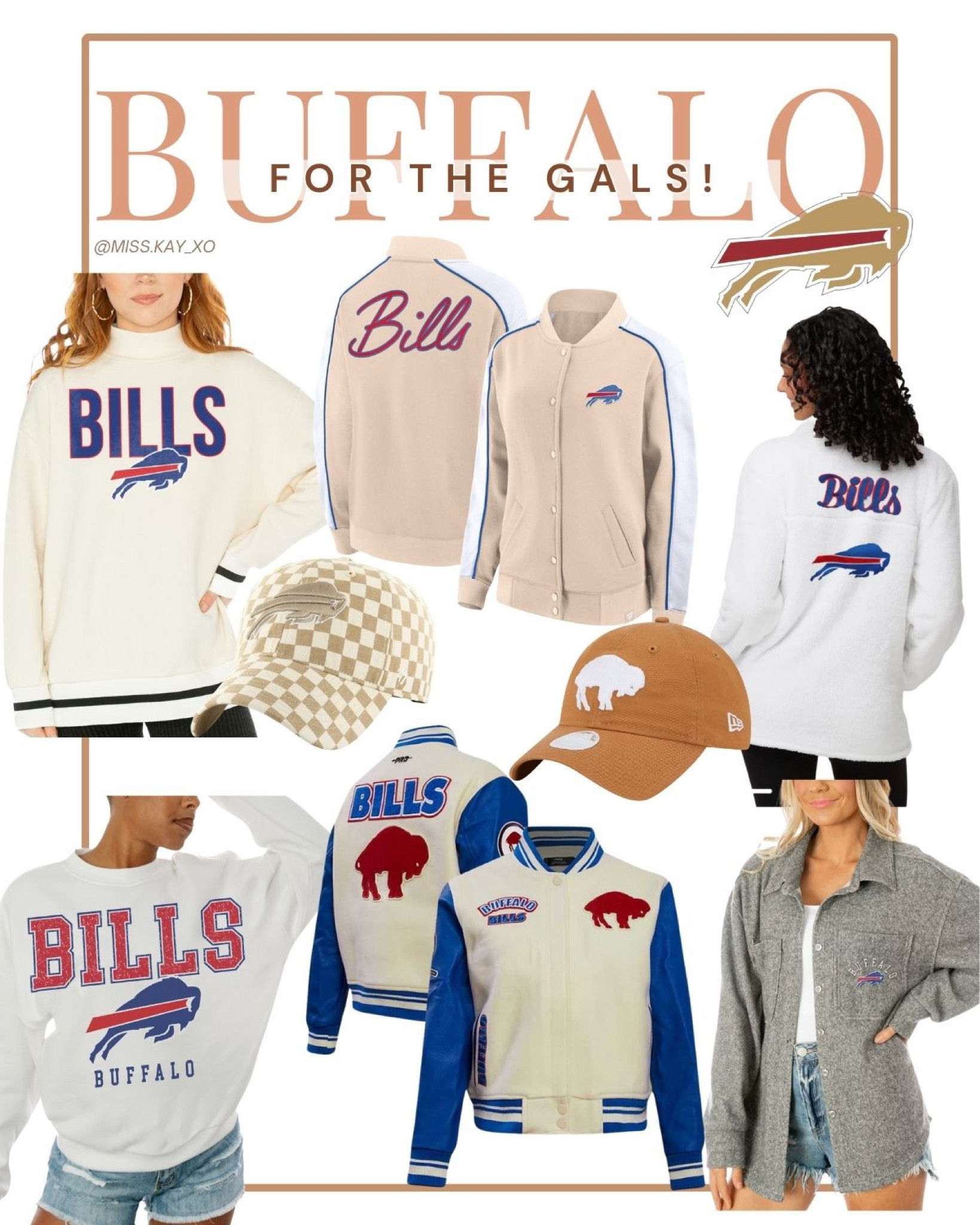Neutral Buffalo Bills gear! Go Bills. Cute for any football playoffs party. 

#LTKstyletip #LTKfindsunder100 #LTKfitness