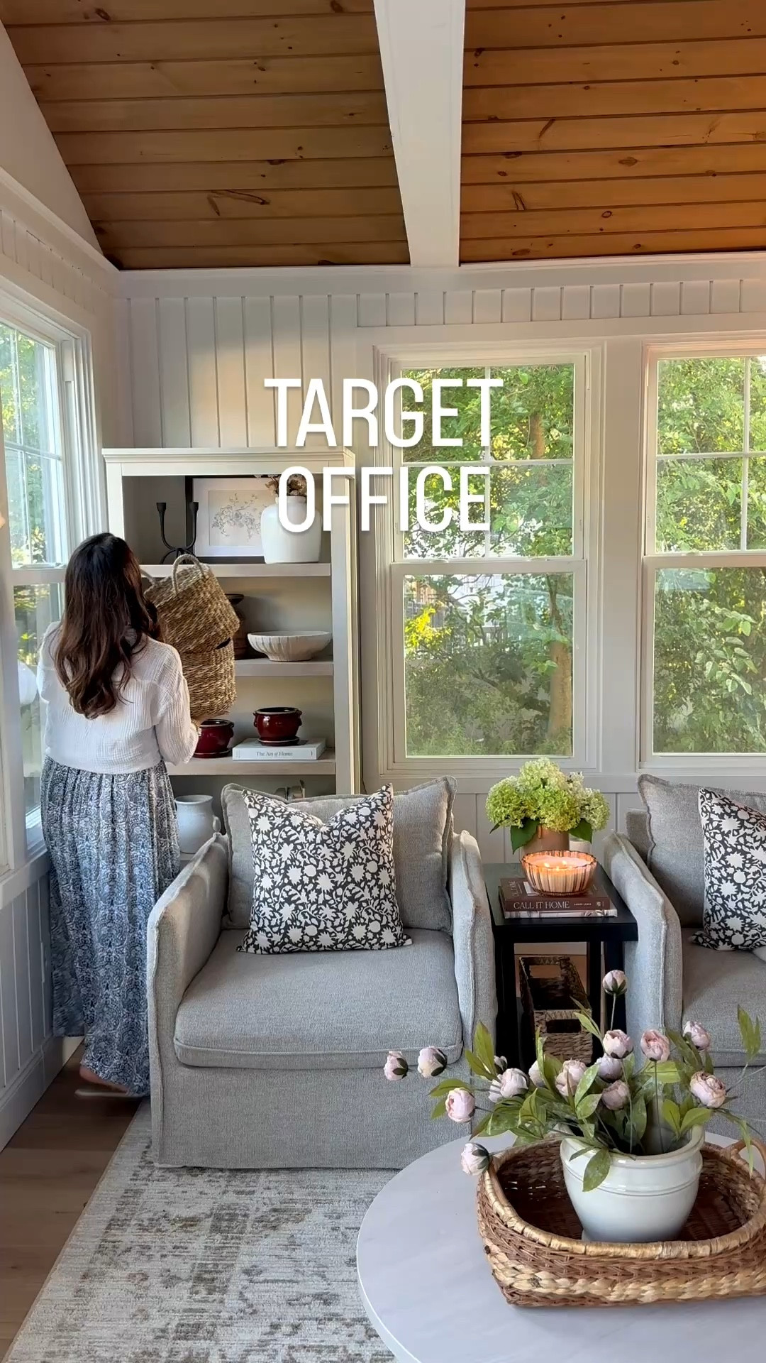 So many best sellers in my office are from Target! Including our best selling rug and upholstered chairs and cute is the gingham lamp shade! Everything is in stock. We have the color mushroom in the upholstered chair!

#LTKHome #LTKSaleAlert