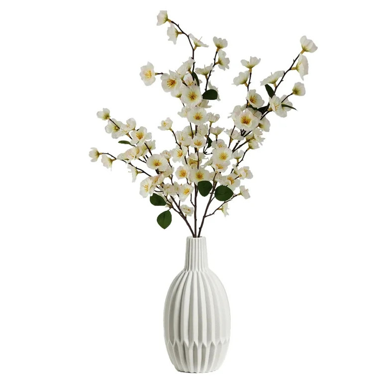 Mainstays Indoor Artificial Cherry Blossom Stem, Pink Color, Assembled Height 25" - Walmart.com | Walmart (US)