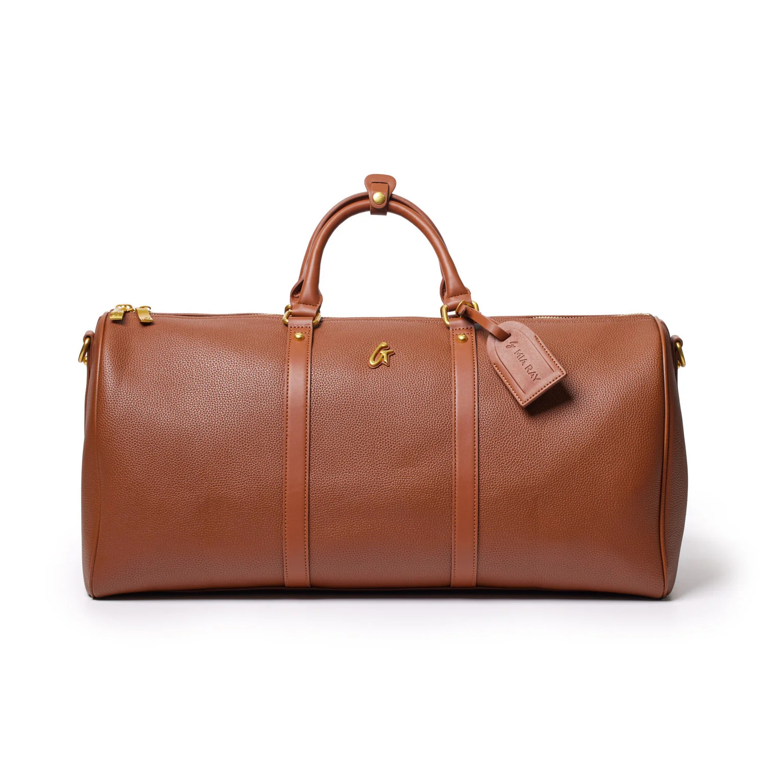 PEBBLE DUFFLE BAG - BROWN | Glam-Aholic Lifestyle