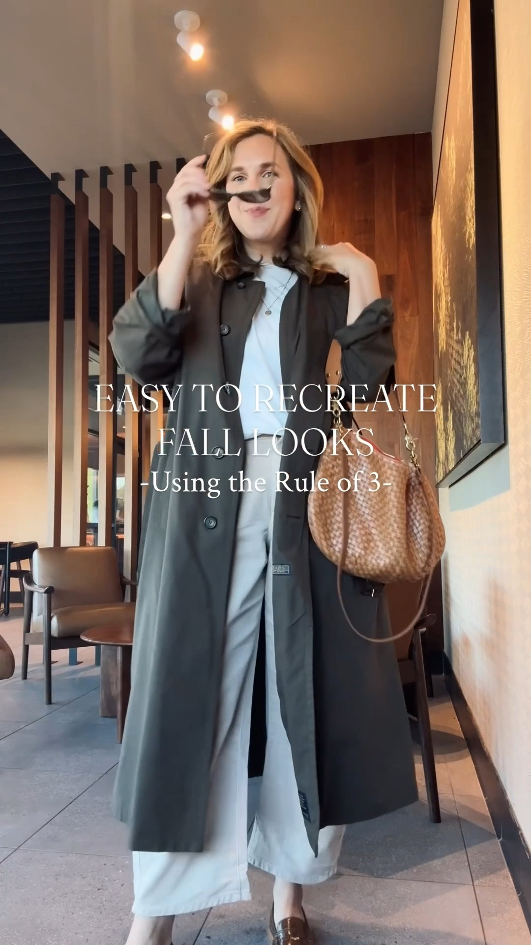 Layering is always my favorite! It’s officially trench season!  

These Gap Barrel Pants are so good! So comfy! Tts 
Tee- Old Navy- tts
Bag- Clare V 
Loafers- Freda Salvador - 8 and up - go up a half size 
Sunnies- Maui Jim 

#LTKSaleAlert #LTKSeasonal #LTKStyleTip