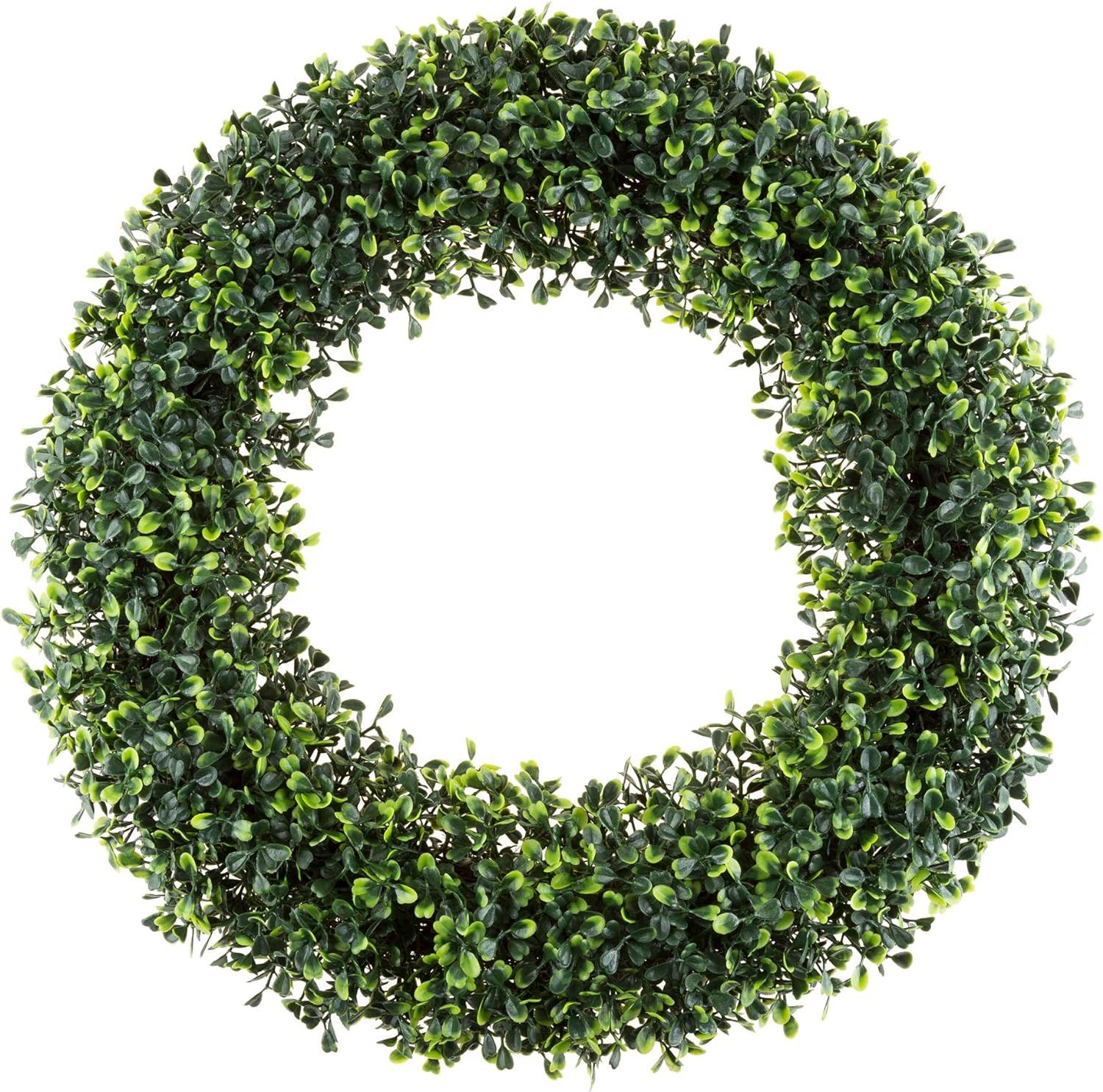 Boxwood Wreath, Artificial Wreath for the Front Door by Pure Garden, Home Décor, UV Resistant - ... | Amazon (CA)