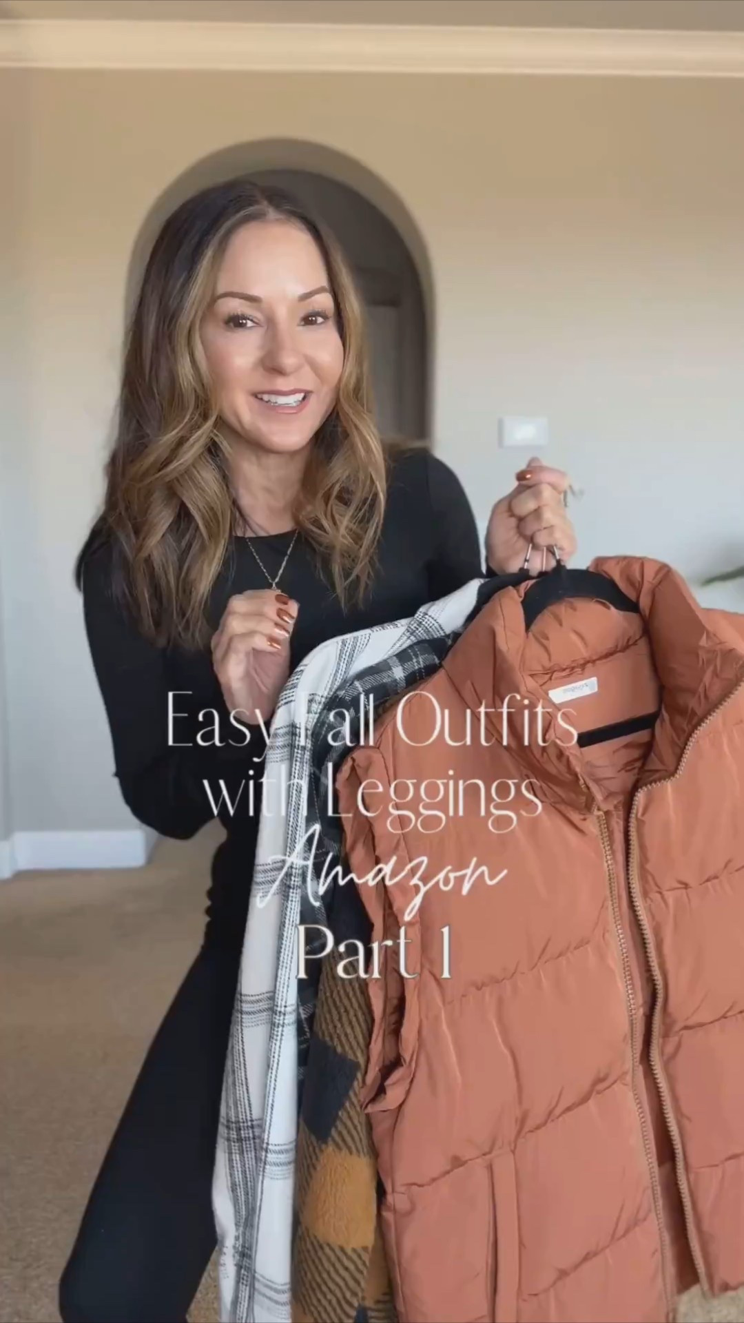 Amazon Easy fall outfits with leggings, Part 1. 
Wearing the smaller size available in everything. For reference I’m 5’1” 109 LBS.

This fall, stay warm and stylish with my go-to layers! Perfect for any outdoor activity! Layering up with my favorite fall jackets and booties. Check them out on Amazon! Easy fall outfits all in the smallest size - leggings, vests, flannels, sherpa,

#LTKSeasonal #LTKStyleTip #LTKFindsUnder50