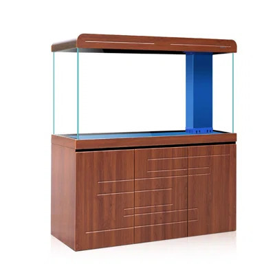 Classic-style Wooden Smart Remote Control Aquarium Tank | Wayfair North America