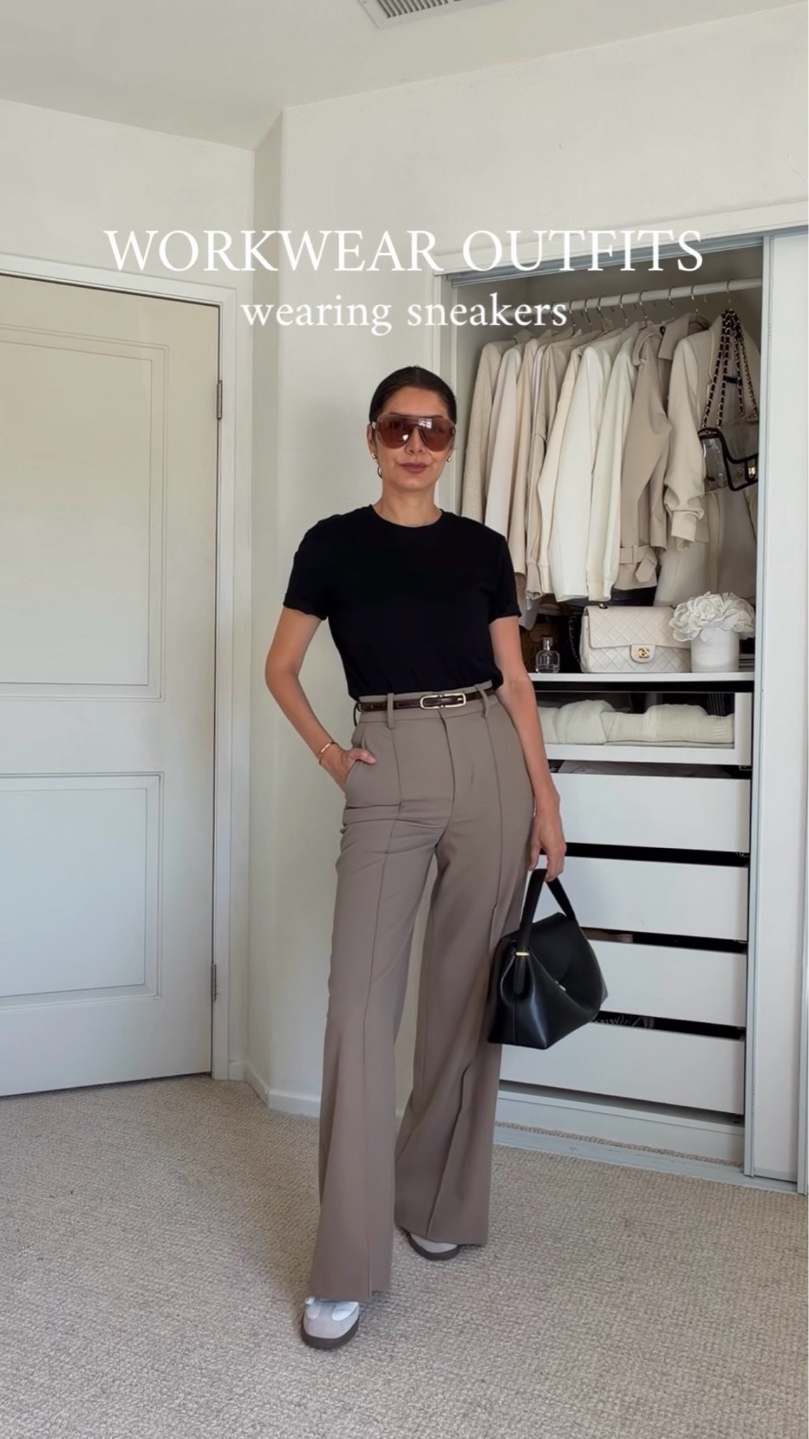 WORKWEAR OUTFITS 👟 Styling sneakers for the office

Yes, you can absolutely wear sneakers to the office and still look polished. I’m styling my Adidas Samba and Adidas Barreda sneakers for these workwear looks—I love both for the office because their sleek silhouettes pair so well with tailored trousers without making the outfit feel too casual.

I’m wearing @Zara  trousers size XS and Zara top size XS, then adding my toteme bag for that elevated finishing touch. 🤎

These are the kind of comfortable business casual outfits I could wear all day.

➫ MY BODY MEASUREMENTS FOR YOUR REFERENCE
Bra: 32C (81 cm) | Waist: 26” (66 cm) | Hips: 38” (96.5 cm) | Height: 5’7” (170 cm)

workwear outfits with sneakers | office outfits with sneakers | Adidas Samba work outfit | Adidas Barreda outfit | sneakers with trousers | Zara workwear | Zara trousers | business casual sneakers | comfortable office outfits | DeMellier bag | Toteme suede bag | professional outfits for women | fashion over 40 | fashion over 50

#WorkwearOutfits #OfficeStyle #AdidasSamba #LTKStyle

#LTKSeasonal #LTKOver40 #LTKgrwm