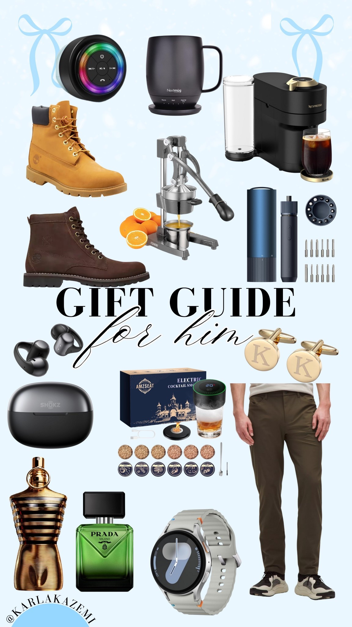 LAST MINUTE GIFTS FOR HIM

Shop last minute gift for him! 
Presents every man would love, especially very niche presents🫣

Amazing cologne, boots, shoes, Nespresso machine, Lulu lemon ABC pants, headphones, you name it! 

Save 20% off fragrances at Sephora right now!! Use code SAVESCENTS

#LTKHoliday #LTKMens #LTKGiftGuide