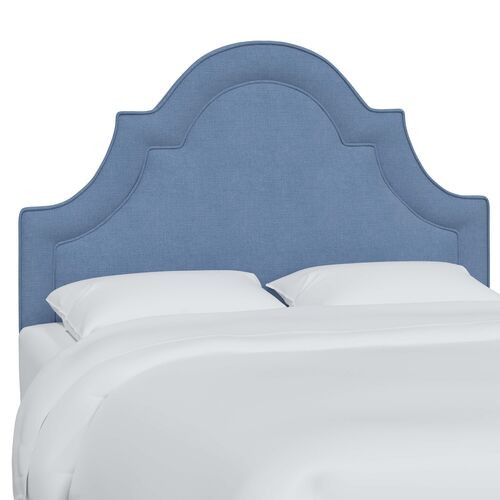 Kennedy Linen Arched Headboard | One Kings Lane
