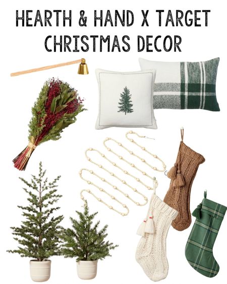 Hearth & Hand x Target Christmas decor dropped today! However some items are still arriving soon! Here are a few of my favorites!

Christmas decor, pillows, stockings, tree garland, outdoor trees, preserved stems

#LTKSeasonal #LTKHoliday #LTKhome
