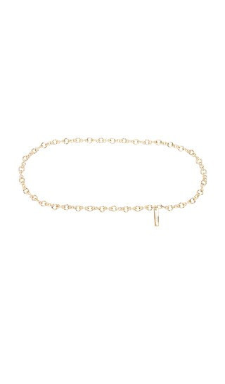 Favorite Daughter The Chain Belt in Metallic Gold. - size L/XL | Revolve Clothing (Global)