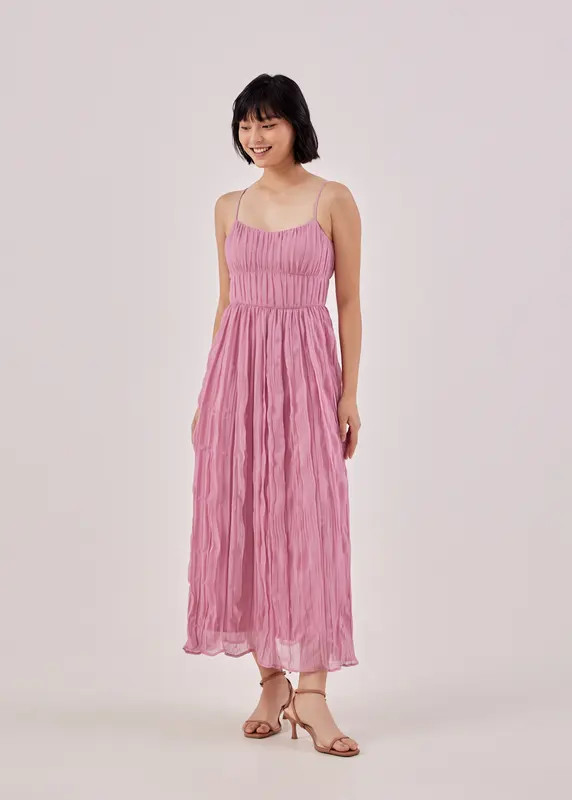 Railyn Crinkled Maxi Dress | Love, Bonito USA