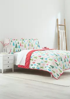 Joyland Multicolored Trees Quilt Set | Belk