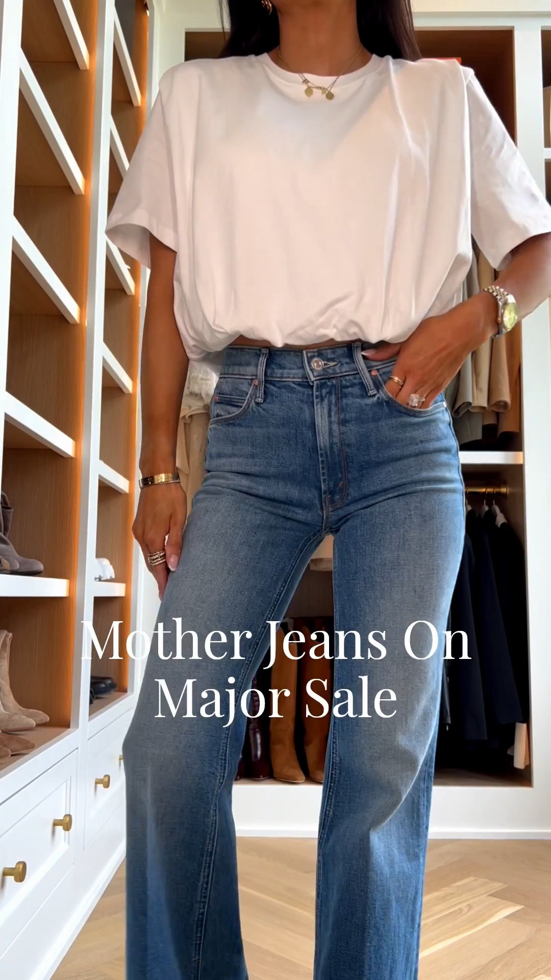 Summer outfit ideas 
Mother jeans on sale - these are 30% off
So flattering and make for chic date night jeans

#LTKSaleAlert #LTKOver40 #LTKootd