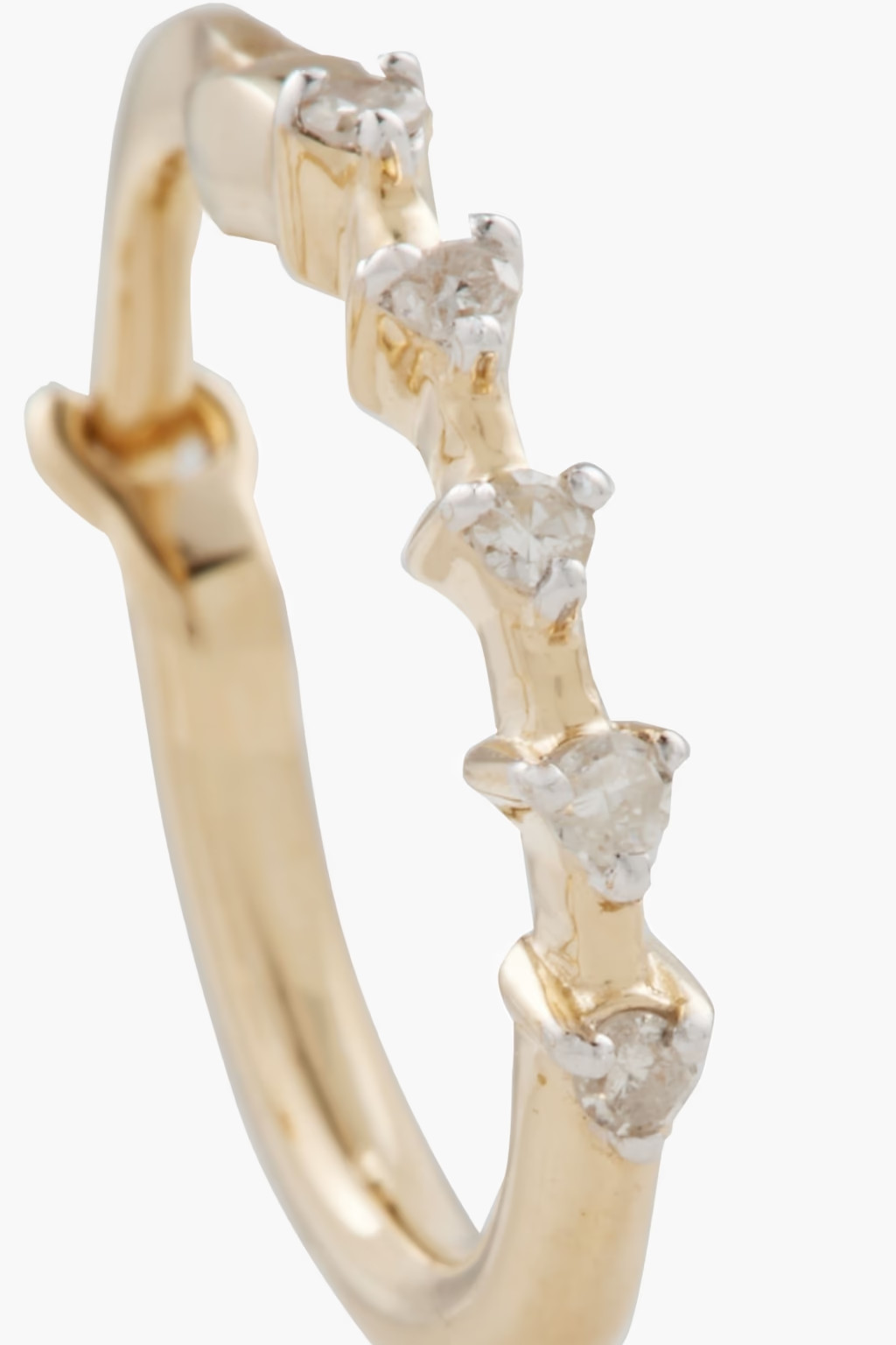 Gold 14-karat gold diamond earrings | ADINA REYTER | THE OUTNET | The Outnet (US and CA)