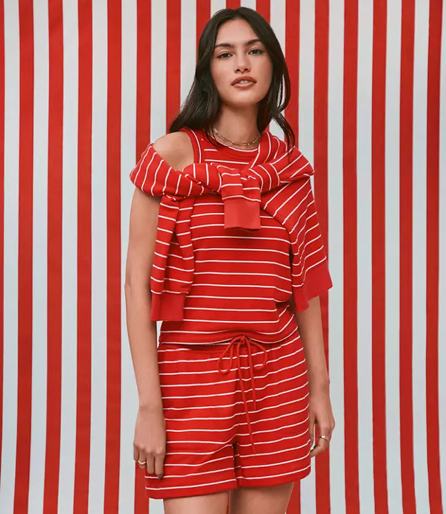 Lou & Grey Striped Terrysoft Tank Top | LOFT