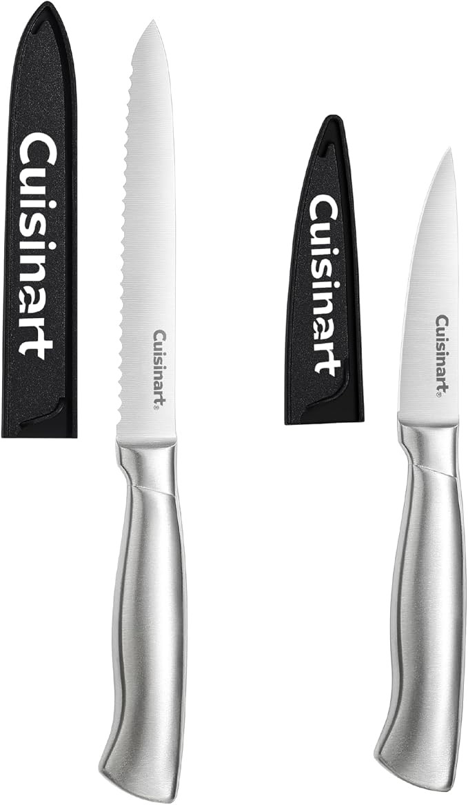 Cuisinart 2-Piece Utility Pairing Stainless Steel Knife Set, includes 5.5" Serrated Utility and 3... | Amazon (US)